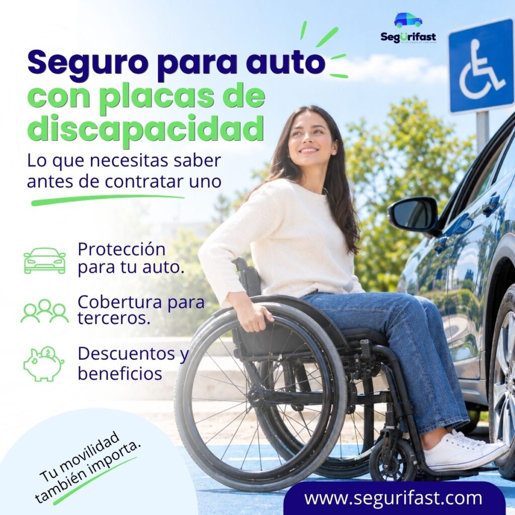 Seguro para auto con placas de discapacidad